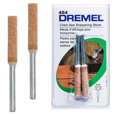 Imagem de Ponta c/ Pedra Abrasiva Dremel 454 p/ Afiar Lâminas de Motosserra 3/16