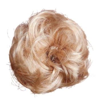 Imagem de 2 Coque Aplique Grego Elástico cabelo Sintético Rabico - ANAS, loiro m