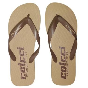 Imagem de Chinelo Masculino Logo Colcci (Areia, BR, Adulto, Faixa Numérico, 43, 44)