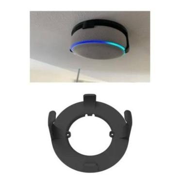 Imagem de Suporte De Embutir Parede Teto Para Amazon Alexa Echo Dot 3