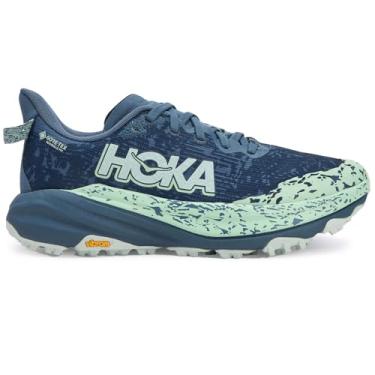 Imagem de HOKA Tênis feminino Speedgoat 6 GTX, Thunder Cloud/Mint Fluorite, 38