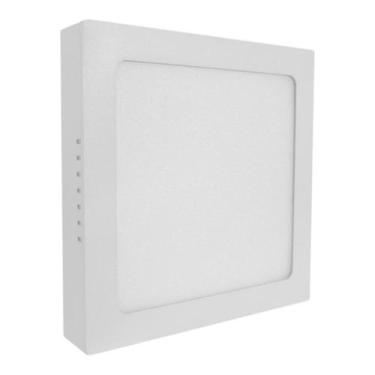 Imagem de Painel LED de Sobrepor 24W Luz Branca Quadrado Bivolt Empalux