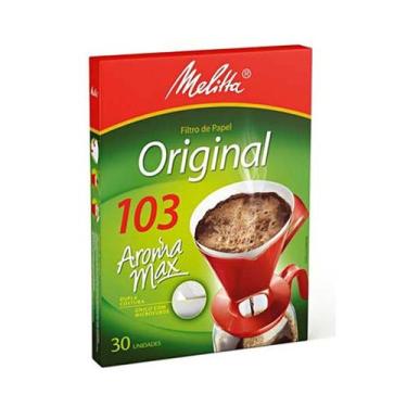 Imagem de Filtro de Papel p/Coador de Café MELITTA Aromamax Grande 103 c/30un