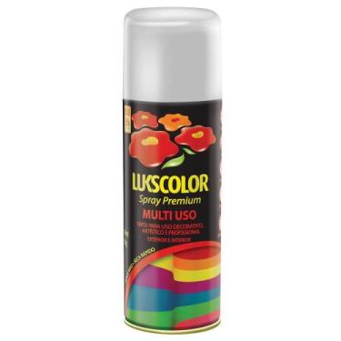 Imagem de Tinta Spray Lukscolor Mult Branco Brilhante 400ml