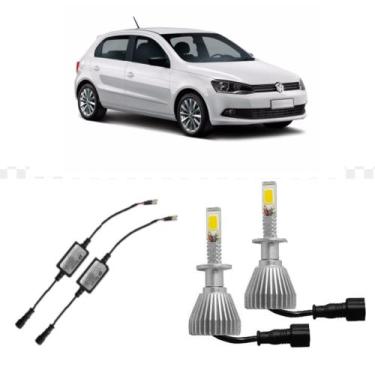 Imagem de Par Lampada Super Led H1 Para Gol G7 2017 até 2020 - Tiger Auto