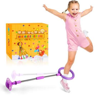 Imagem de Ankle Skip Ball Chridark Dobrável Flash Wheel Kids Purple