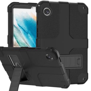 Imagem de Stweap Capa para Samsung Galaxy Tab A9 modelo 2023 de 8,7 polegadas (SM-X110/X115/X117), capa protetora híbrida de três camadas resistente à prova de choque com suporte para tablet Samsung A9 de 8,7