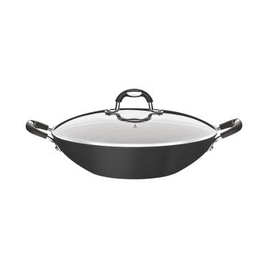 Imagem de Wok Mônaco Induction em Alumínio Premium com Tampa de Vidro 32 cm 4,5 L Tramontina