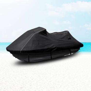 Imagem de Capa de jet ski à prova d'água para Yamaha 2019-2024 FX SVHO/FX HO, capas para Jetski Waverunner 600D Oxford à prova de UV, capa para Jetski Trailerable com saídas de ar, tiras refletoras