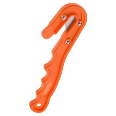 Imagem de Pegciuho Cortador de Linha de Mergulho, Faca de Emergência, Ferramenta de Corte, Acessório de Segurança, Equipamento de Sobrevivência de aço Inoxidável Confiáv, Laranja