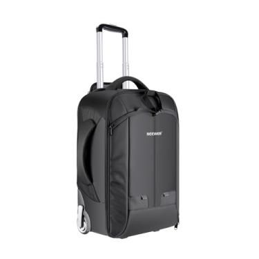 Imagem de Mochila com Rodas Conversível Neewer 2 em 1 para Câmeras, Maleta Tipo Carrinho Viagem, Compartimento Acolchoado Anti-choque Destacável para Câmeras Dslr, Tripé, Lentes e Outros Acessórios