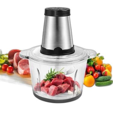Imagem de Processador Alimentos Elétrico 2L Carne E Vegetais, Design - Dk