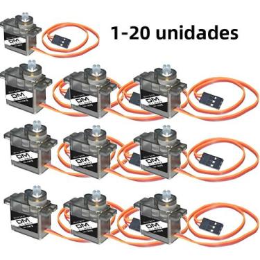 Imagem de Servo MG90S De Metal Para Helicóptero, Avião, Barco, Carro, 9g Trex 45