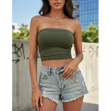 Imagem de Top Crop Faixa Cropped Único Justo Slim Lycra Malha Elastano - Modas F