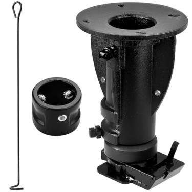 Imagem de Fexhull Adaptador de pescoço de ganso acolchoado ajustável de 30.5 cm-40.6 cm, adequado para bolas de engate de pescoço de ganso de 2-5/40.6 cm, capacidade de reboque de 9 kg, OE C5G1216