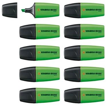 Imagem de Marca Texto - STABILO BOSS ORIGINAL Mini – Caixa com 10 unidades – Verde