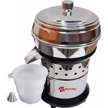 Imagem de Extrator De Suco Inox Pequeno Caçamba Recravada