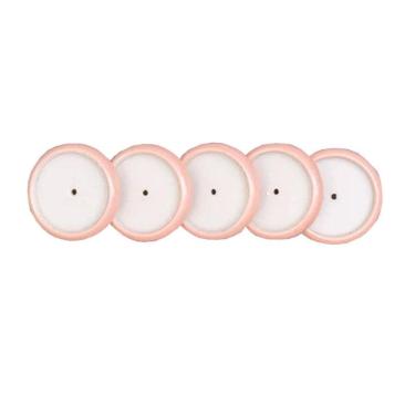 Imagem de Discos e elástico Caderno Inteligente rosê pérolado 23mm