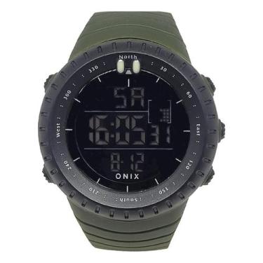 Imagem de Relógio Masculino Onix Digital Ox104 Verde E Preto