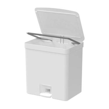 Imagem de Lixeira Com Pedal E Tampa Anel 20 Litros Cesto De Lixo Trium