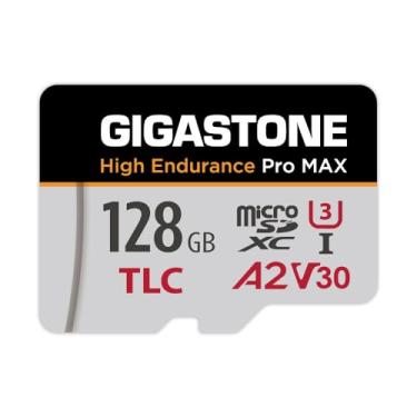 Imagem de [Recuperação de dados gratuita de 5 anos] Cartão micro SD GIGASTONE de 128 GB, série Pro MAX de alta resistência, velocidade de até 160 MB/s, compatível com câmera de painel REDTIGER Rove VIOFO