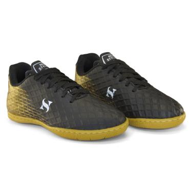Imagem de New Styllus, Chuteira Esportiva, Futebol Indoor Futsal Quadra, Multicolorida, 27, Par