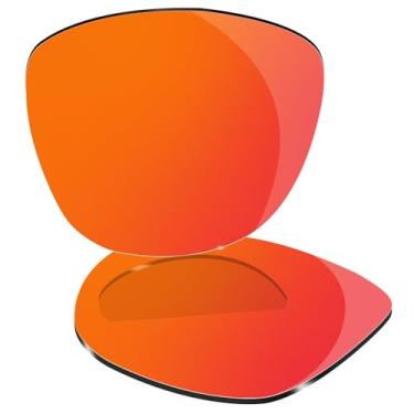 Imagem de Lentes polarizadas de substituição para óculos de sol Oakley Frogskins OO9013 2,0 mm, Vermelho
