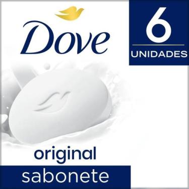Imagem de Kit 6 Sabonetes Em Barra Dove Original 90 Gramas