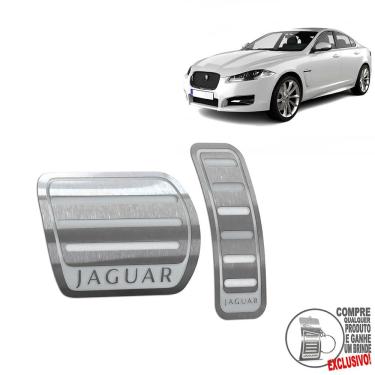Imagem de Pedaleira Automático Inox Jaguar XF 2008 A 2021 Prata