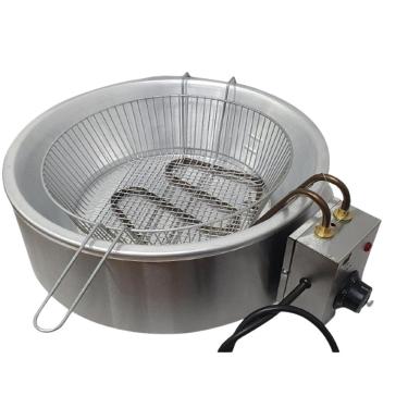 Imagem de Tacho Para Fritura 7 Litros Alumínio Stevan Metal Fts7 110V