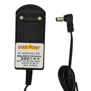Imagem de Fonte Compatível com Balança Gehaka BK DC 12V 1A - Bivolt - Ideal para
