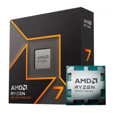 Imagem de AMD Ryzen 7 9700X - 8 Núcleos - 16 Threads - 3.8GHz (Turbo 5.5 GHZ) - Cache 32MB - AM5 - TDP 65W