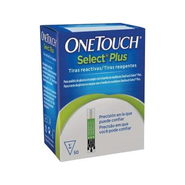 Imagem de Tiras One Touch Select Plus com 50 unidades