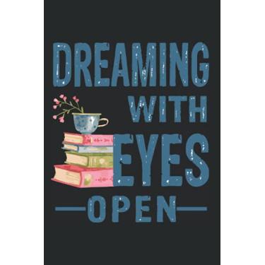 Imagem de Dreaming with eyes open Book Journal. Reading lists and reviews. Perfect gift for any book lover