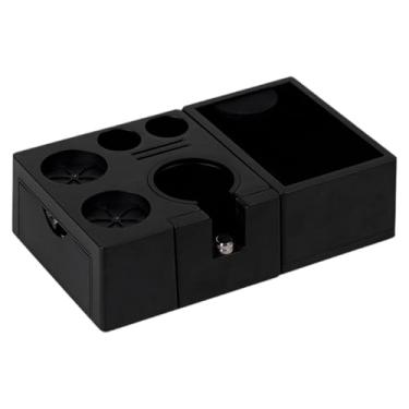 Imagem de predolo Estação de compactação de café expresso com caixa de batida integrada para porta-filtros de 51-58 mm, acessório multifuncional leve com gaveta