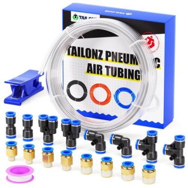 Imagem de Mangueira de ar TAILONZ PNEUMATIC Poliuretano transparente 8mm OD 5mm 