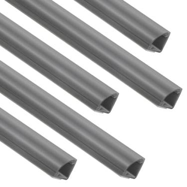 Imagem de Corretivo de cabos ZHiYo, duto de canto de 85 pol., pintável em cinza