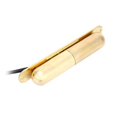 Imagem de Domary Alnico V ímã Batom Tubo Captador de Guitarra Elétrica Bobina única Captador de Guitarra Preto para Caixa Elétrica Guitarras de Três Cordas de Quatro Cordas (Ouro)