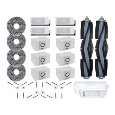 Imagem de Compatible With Ecovacs Deebot X1 OMNI / T10 OMNI Accessories Robot Vacuum Cleaner Parts Dust Bag Hepa Filter Main Side Brush Mop Dustbin(23PCS)