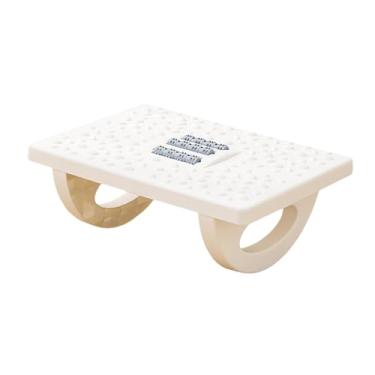 Imagem de Office Foot Rest Under Desk Foot Stool with Massage Texture Feet Stand Desk Step Support for Office Gaming Computer Work Home, Gray/1050(White)