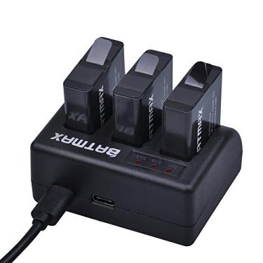 Imagem de Batmax Baterias de substituição GoPro Hero 5/6/7/8 (pacote com 3) + carregador USB de 3 compartimentos com porta Tpye C para GoPro Hero 5 Hero 6 Hero 7 Black Gopro 2018 (totalmente compatível com