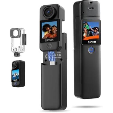 Imagem de SJCAM Câmera de ação C300 4K 30FPS 6 eixos giroscópio estabilização 30M à prova d'água 1,3 polegadas tela sensível ao toque 154° grande angular 8X zoom digital