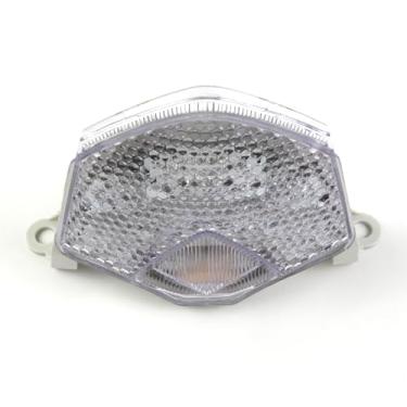 Imagem de Lanterna traseira de LED transparente Arashi para Kawasaki Ninja ZX6R 2009-2012, ZX10R 2008-2010, Z1000 Z750S 2007-2008, luz traseira de freio de seta, acessórios de substituição integrados para