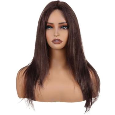 Imagem de ManeMajesty Peruca de cabelo humano Ombre Lace Front Wear and Go Perucas sem cola cabelo humano pré-arrancado pré-cortado HD Lace Wig densidade 180 camadas perucas retas 50.8 cm FS4/27