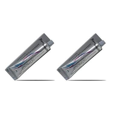 Imagem de Kit 02 Tinta Coloração Preto Azulado 1.0 Mairibél 60g