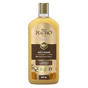 Imagem de Tio Nacho - Shampoo Anti-idade para rejovelhecimento capilar, 415ml, devolve o Brilho os seus cachos