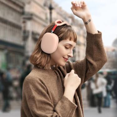 Imagem de Capa de silicone para fones de ouvido AirPods Max, capa de fone de ouvido/capa de fone de ouvido para AirPods Max (2024/2020), acessórios protetor de silicone