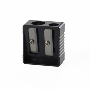 Imagem de Delineador de lápis duplo | Conveniente | Ferramenta essencial | Afia | Fácil de limpar | Adequado para viagens | Compacto