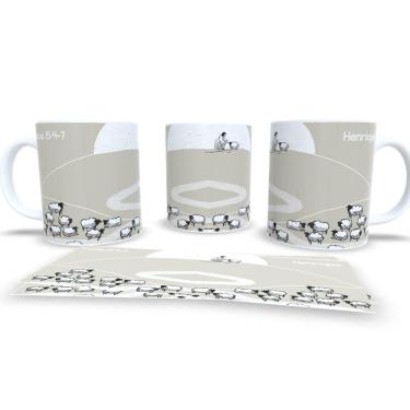 Imagem de Caneca Gospel Versículo Bíblico Porcelana