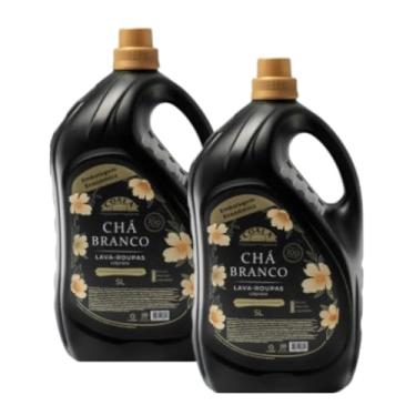Imagem de Kit 2 Sabão Lava Roupas Coala 5Litros Chá Branco Orquídea Negra Limpeza Completa Roupa Branca Colorida Preta Fragrância Intensa Suave (5 litros, Chá branco)